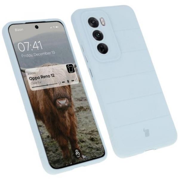 Pancerne etui Bizon Case Tur do Oppo Reno 12, jasnoniebieskie