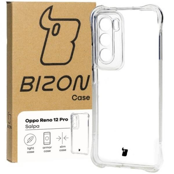 Elastyczne etui Bizon Case Salpa do Oppo Reno 12 Pro, przezroczyste