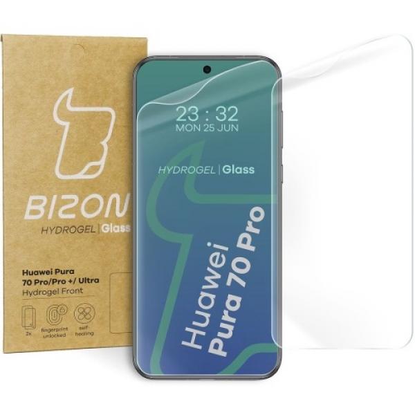 Folia hydrożelowa na ekran Bizon Glass Hydrogel Front do Huawei Pura 70 Pro / Pro+ / Ultra, 2 sztuki