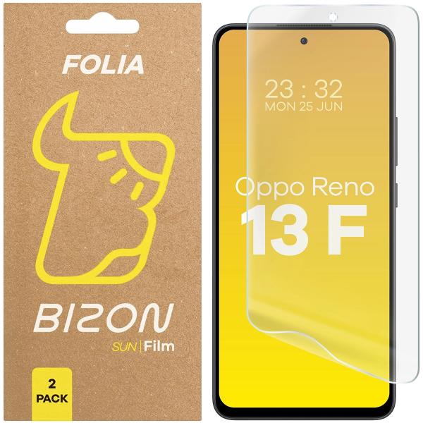 Folia matowa Bizon Glass Film Sun do Oppo Reno13 F, 2 sztuki