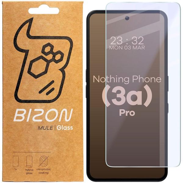 Elastyczne szkło hybrydowe Bizon Glass Mule do Nothing Phone (3a) Pro