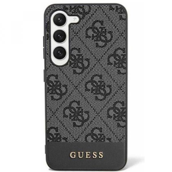 Etui Guess 4G Stripe Collection do Galaxy S24, czarne