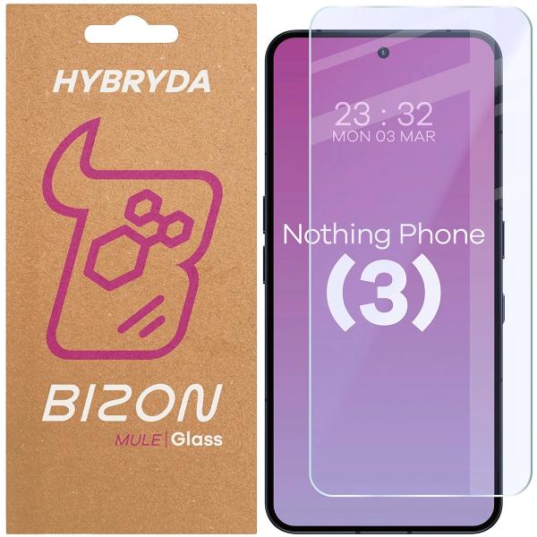 Elastyczne szkło hybrydowe Bizon Glass Mule do Nothing Phone (3)