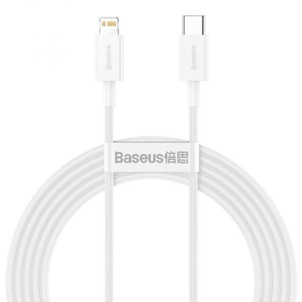OUTLET: Kabel Baseus Superior USB-C do Lightning 20W 2m, biały