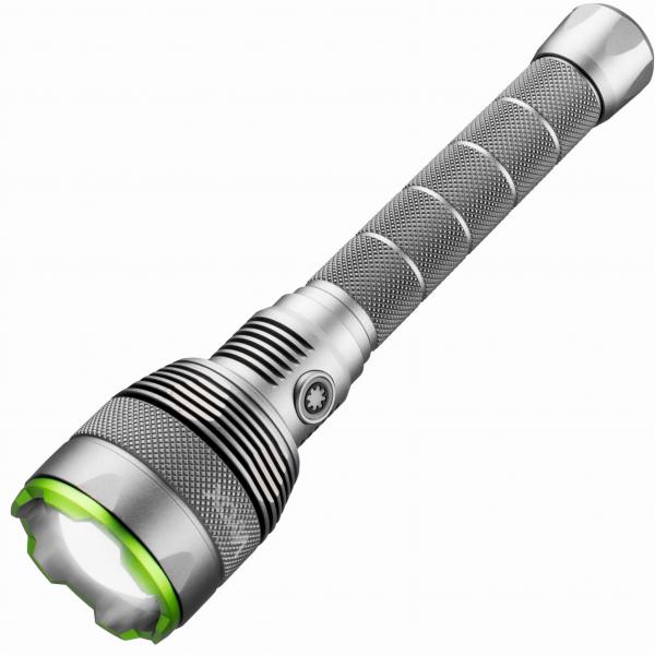Latarka taktyczna Vayox VA0254 akumulatorowa 10000lm ZOOM, srebrna