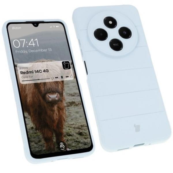 Pancerne etui Bizon Case Tur do Xiaomi Redmi 14C 4G / POCO C75, jasnoniebieskie