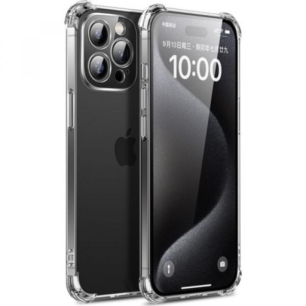 Etui MSVII Anti-shock TPU do iPhone 15 Pro, przezroczyste