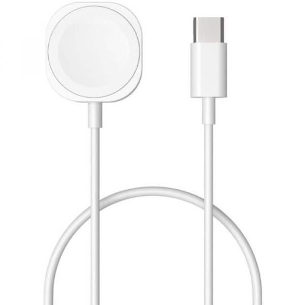 Kabel ładujący Fixed Charging Cable USB-C do Apple Watch, 1 m, 2,5 W, biały