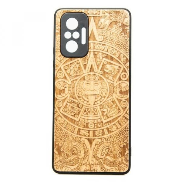 Drewniane etui Bewood Xiaomi Redmi Note 10 Pro KALENDARZ AZTECKI ANIEGRE