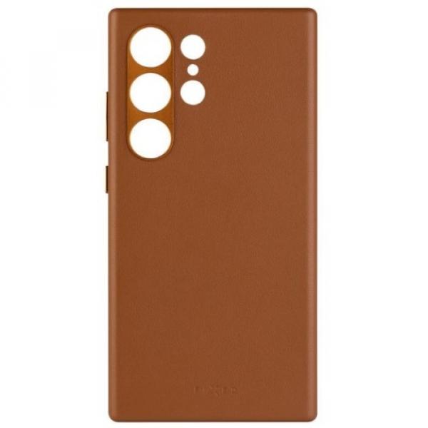Etui Fixed MagLeather do Samsung Galaxy S24 Ultra, brązowe