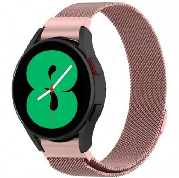 Stalowa Bransoletka Tech-Protect Milaneseband 2 do Galaxy Watch 7/6/5 Pro/5/4/FE, różowozłota