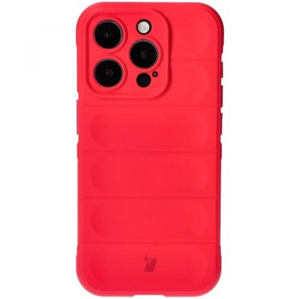 Pancerne etui Bizon Case Tur do iPhone 15 Pro, czerwone