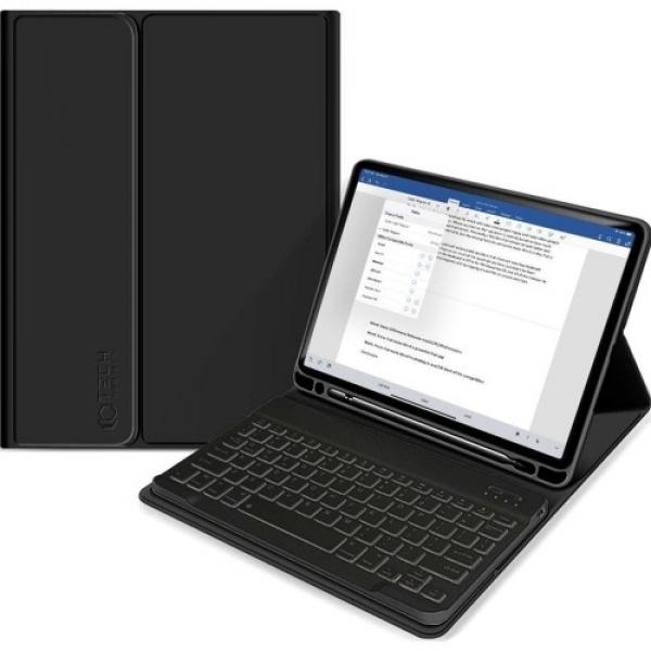 Etui z klawiaturą do iPad Air 6/5/4, Tech Protect SC Pen + Keyboard, czarne