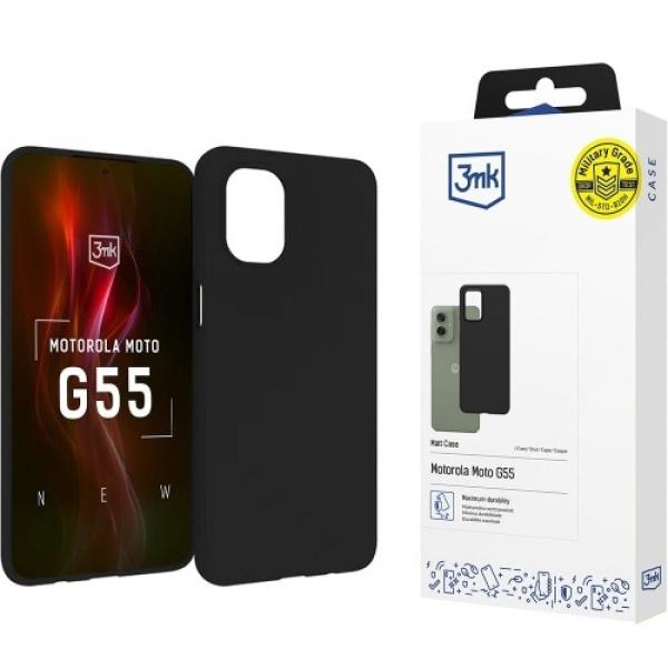 Etui 3mk Matt Case do Motorola Moto G55 5G, czarne matowe