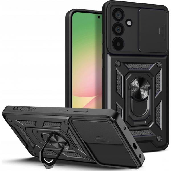 OUTLET: Etui z ringiem Tech-Protect Camshield Pro do Samsung Galaxy A56 5G, czarne