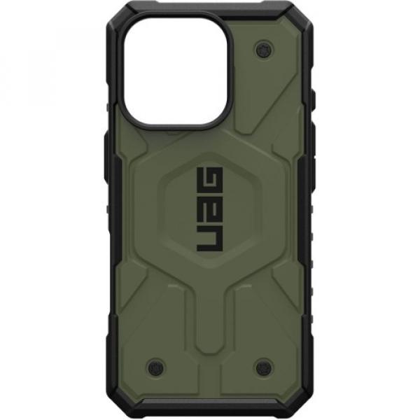 Etui pancerne Urban Armor Gear Pathfinder Mag do MagSafe do iPhone 16 Pro, oliwkowo-czarne
