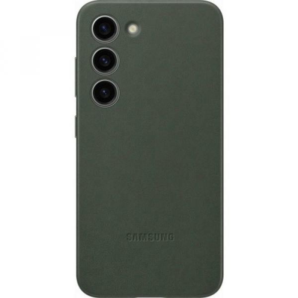 Etui Samsung Leather Cover do Galaxy S23, zielone