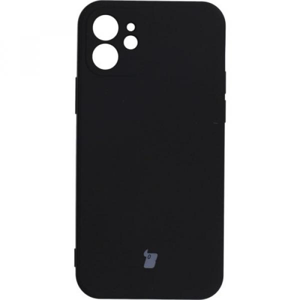 Etui Bizon Case Silicone do iPhone 12, czarne