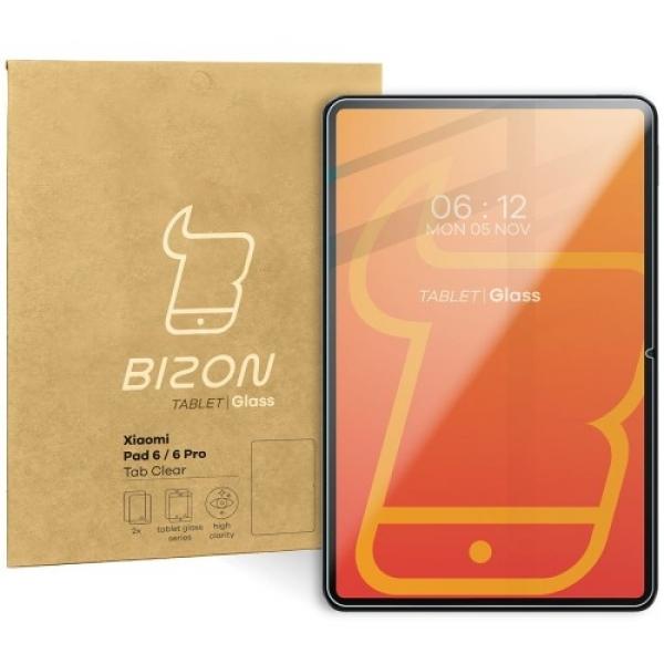 Szkło hartowane Bizon Glass Tab Clear do Xiaomi Pad 6 / 6 Pro, 2 sztuki