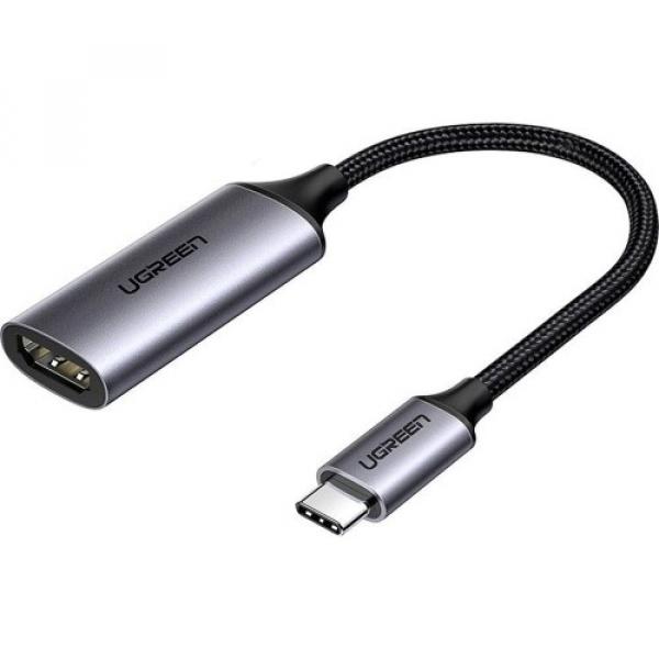 Adapter, przejściówka Ugreen 70444 USB-C (męski) - HDMI 2.0 (żeński) 4K@60 Hz Thunderbolt 3 do MacBook / PC, szary