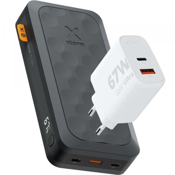 Zestaw XTORM Powerbank Fuel 27000 mAh 67W + Ładowarka sieciowa Ultra 67W