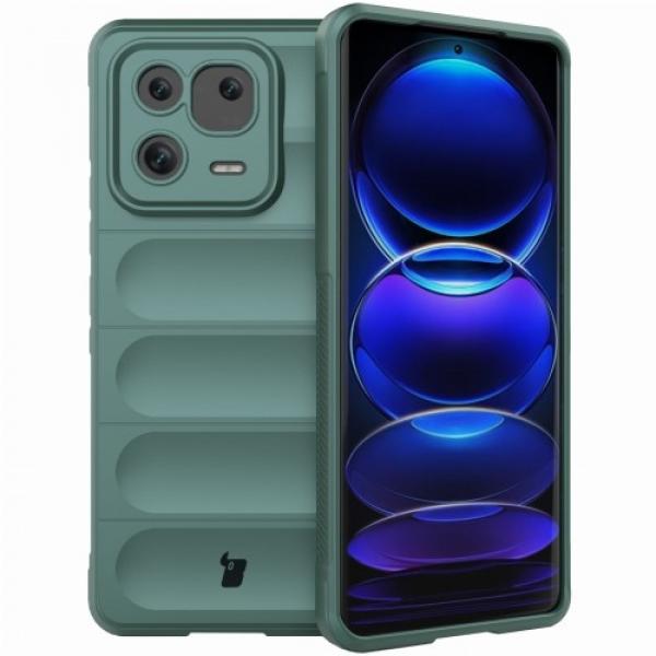 Pancerne etui Bizon Case Tur do Xiaomi 13 Pro, ciemnozielone