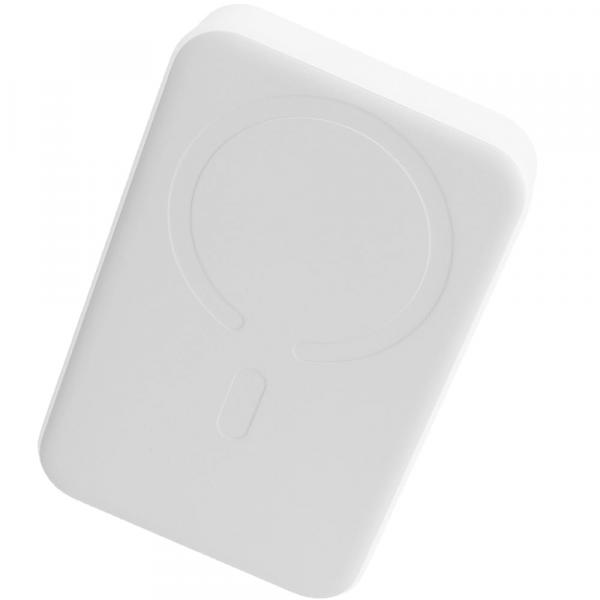 Powerbank indukcyjny Joyroom JR-W020 do MagSafe 10000mAh USB-A/USB-C 20W + kabel USB-A - C 25cm, biały