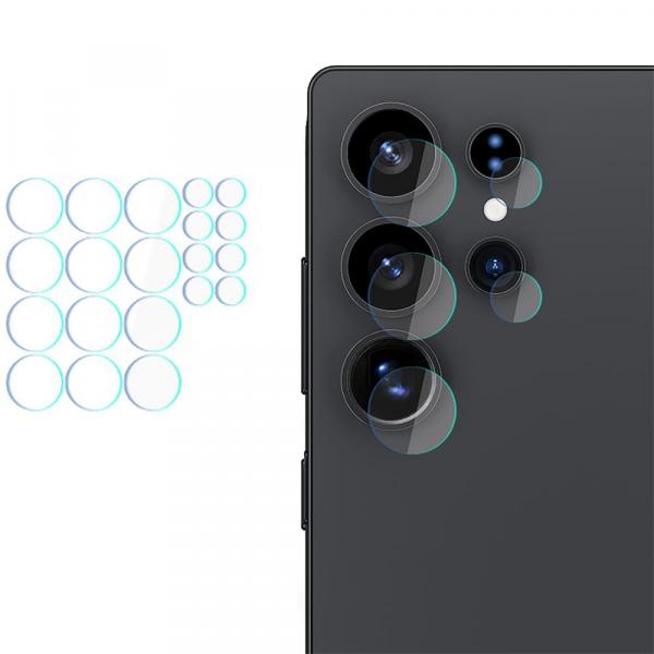 Osłona na aparat 3mk Lens Protection do Samsung Galaxy S25 Ultra, 4 zestawy