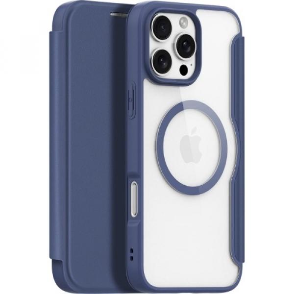 Etui Dux Ducis Skin X Pro Magnetic do iPhone 16 Pro Max, niebiesko-przezroczyste