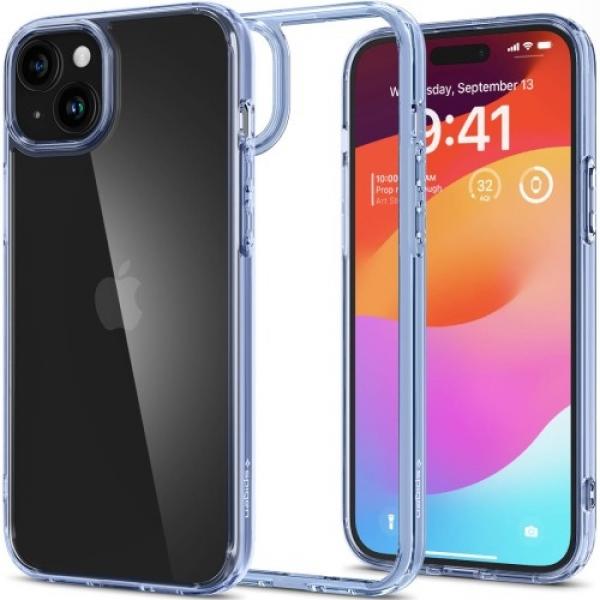 Etui Spigen Ultra Hybrid do iPhone 15 Plus, przezroczysto-niebieskie