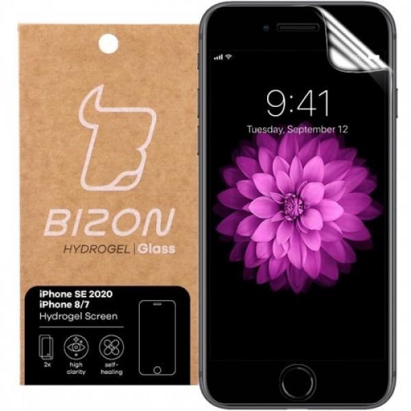 Folia hydrożelowa na ekran Bizon Glass Hydrogel, iPhone SE 2022/2020/ 8/ 7, 2 sztuki