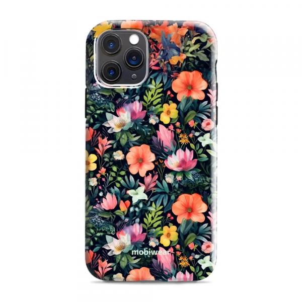 Etui ochronne do iPhone 11 Pro Max, Mobiwear Elite Pro, kolorowo-kwieciste