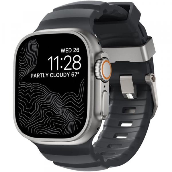 Pasek Nomad Rocky Point Band do Apple Watch 49/46/45/44 mm, czarny