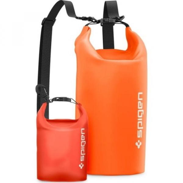 Torba wodoodporna Spigen A630 Aqua Shield Dry Bag IPX6 20L + 2L, pomarańczowa
