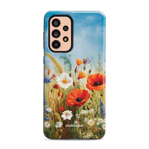 Etui ochronne do Galaxy A53 5G, Mobiwear Elite Pro, łąkowe kwiaty