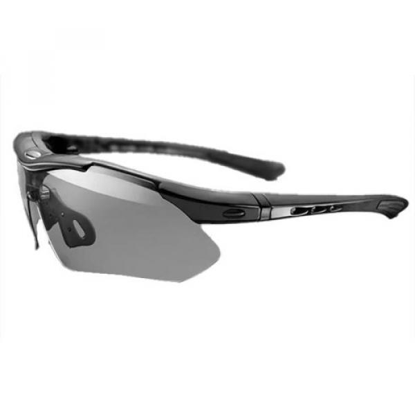 Okulary rowerowe z fotochromem Rockbros 10143 - czarne