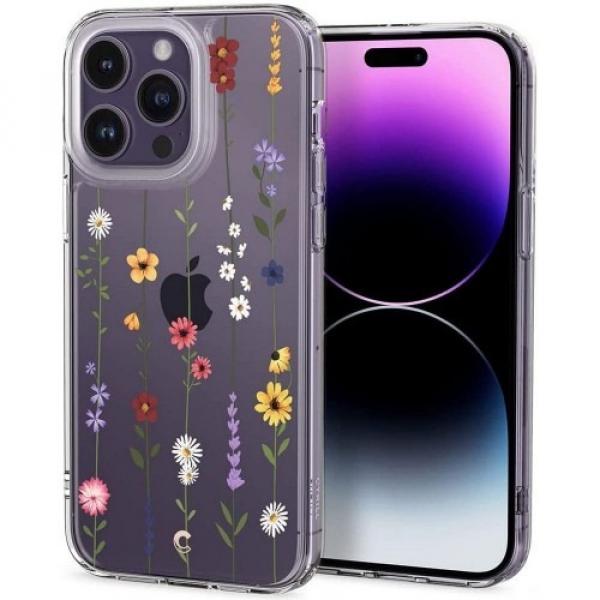 Etui Spigen Cyrill Cecile do iPhone 14 Pro, kolorowe kwiaty