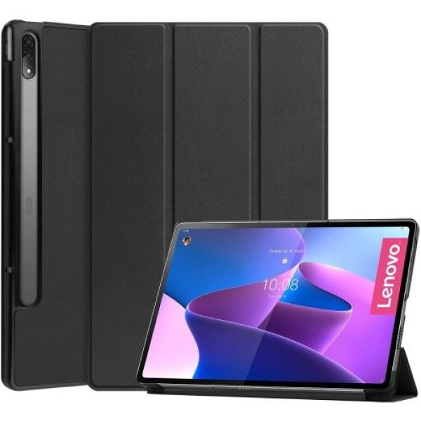 Etui Bizon Case Tab Croc do Lenovo Tab P12 Pro, czarne