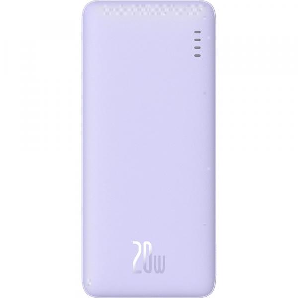 Powerbank Baseus Airpow 10000mAh 20W PD, fioletowy