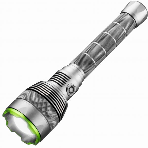 OUTLET: Latarka taktyczna Vayox VA0254 akumulatorowa 10000lm ZOOM, srebrna