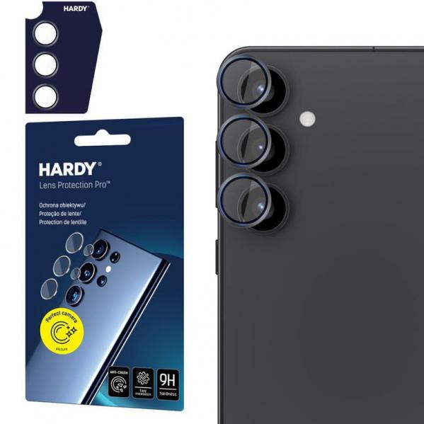 Osłony na aparat 3mk HARDY Lens Protection Pro 1 zestaw dla Samsung Galaxy S25 Plus, czarne