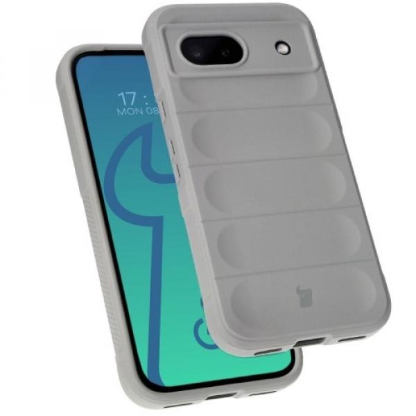 Pancerne etui Bizon Case Tur do Google Pixel 8a, jasnoszare