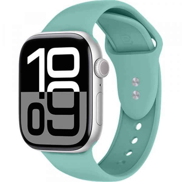 Pasek Crong Sport Liquid Band do Apple Watch 42/41/40/38 mm, turkusowy