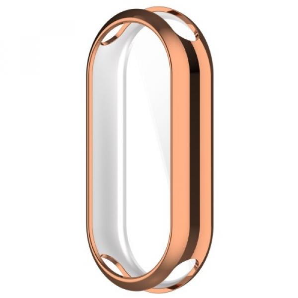 Etui Bizon Case Watch Felipe do Xiaomi Mi Smart Band 8, różowozłote