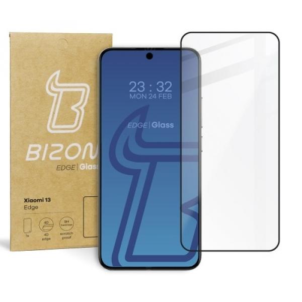 Szkło hartowane Bizon Glass Edge 2 do Xiaomi 13 / Xiaomi 14, czarne