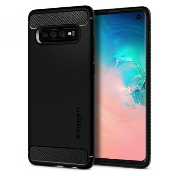 Etui Spigen Rugged Armor Galaxy S10, czarne