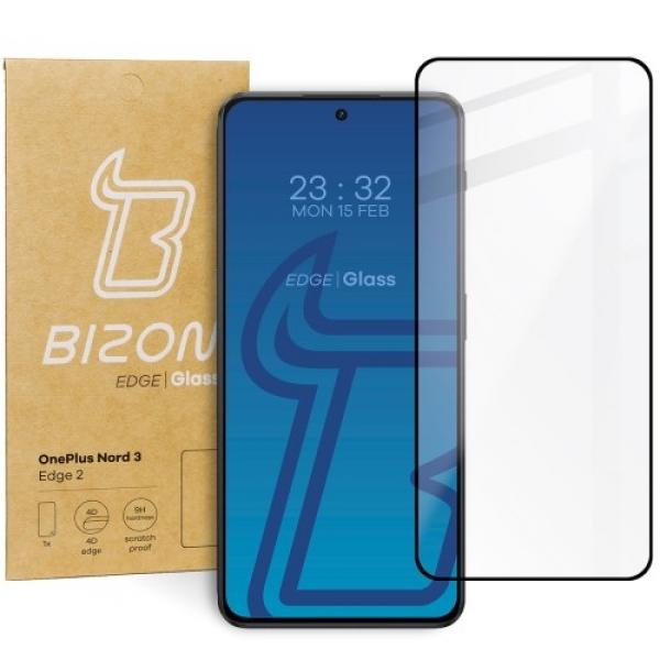 Szkło hartowane Bizon Glass Edge 2 do OnePlus Nord 3, czarne