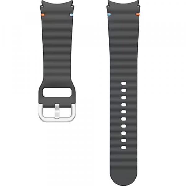 Pasek Samsung Sport Band One Click M / L do Galaxy Watch 7/FE/6/6 Classic/5 Pro/5/4/4 Classic, ciemnoszary