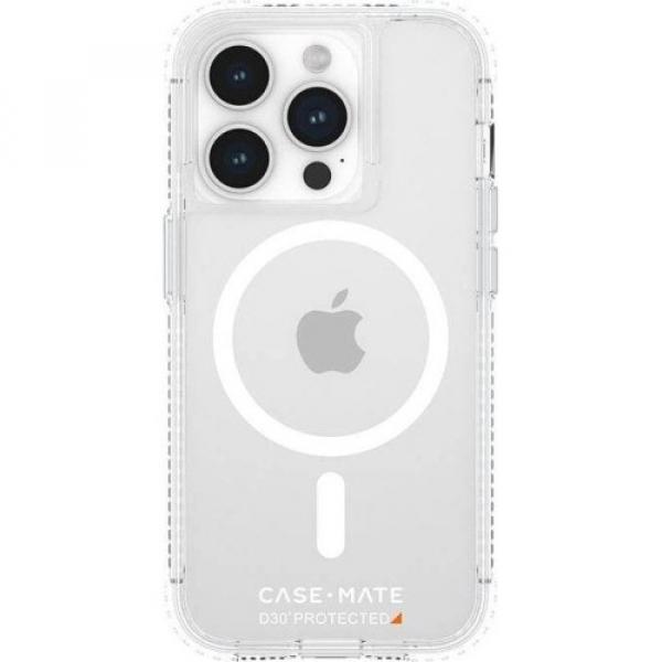 OUTLET: Etui Case Mate Ultra Tough D3O® Clear MagSafe do iPhone 15 Pro, przezroczyste