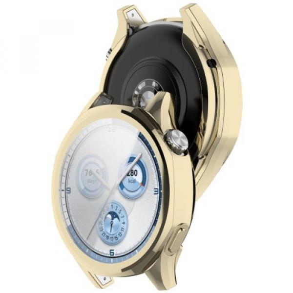 Etui z osłoną ekranu Bizon Case Watch Felipe do Huawei Watch GT 5 46 mm, złote